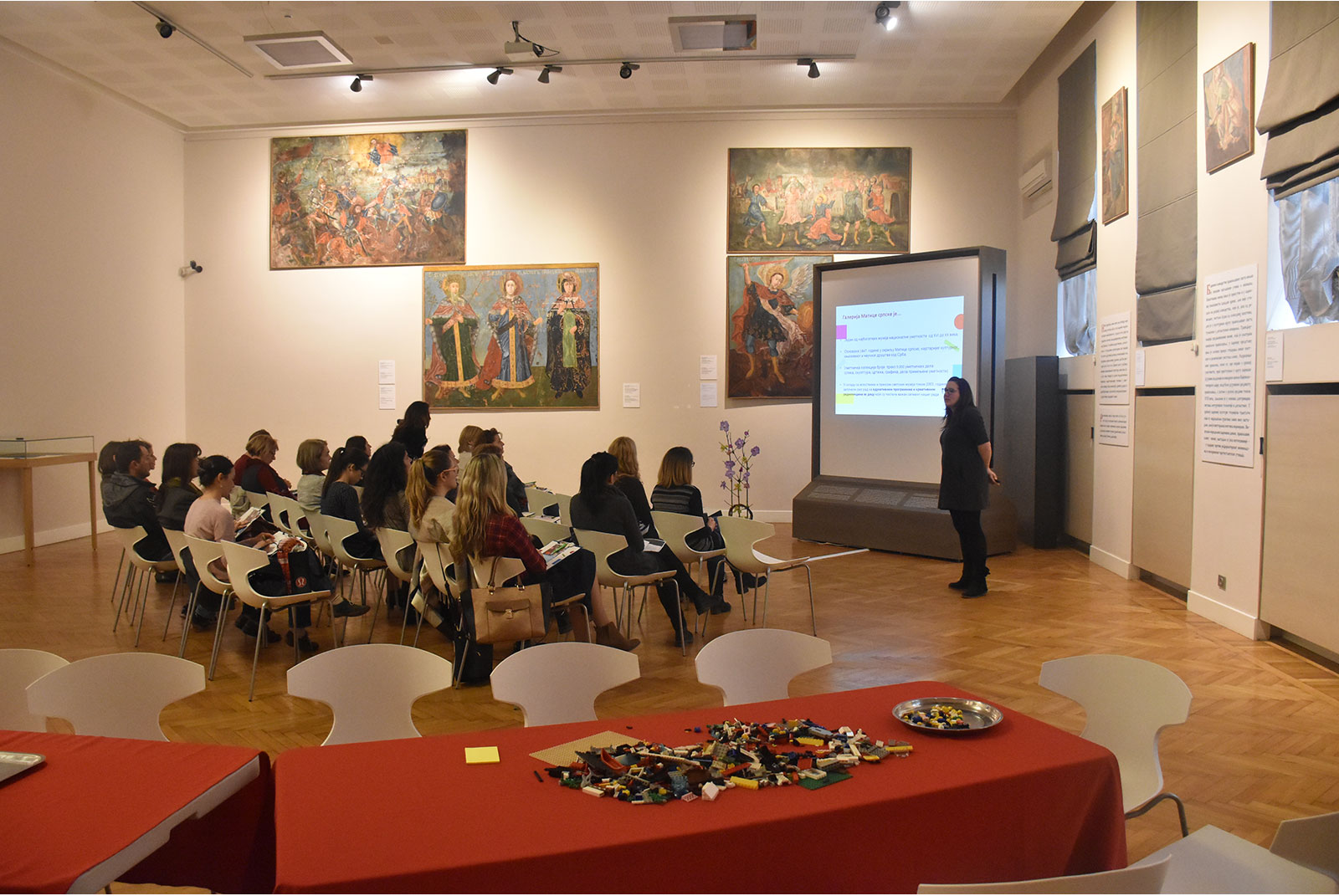 Teacher-museum educator workshop in the Gallery of Matica srpska